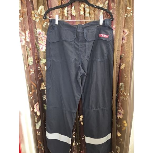 Strata Blue SFX276 Fire Resistant Reflective Leg Pants Mens Size 32 Short - Picture 12 of 13